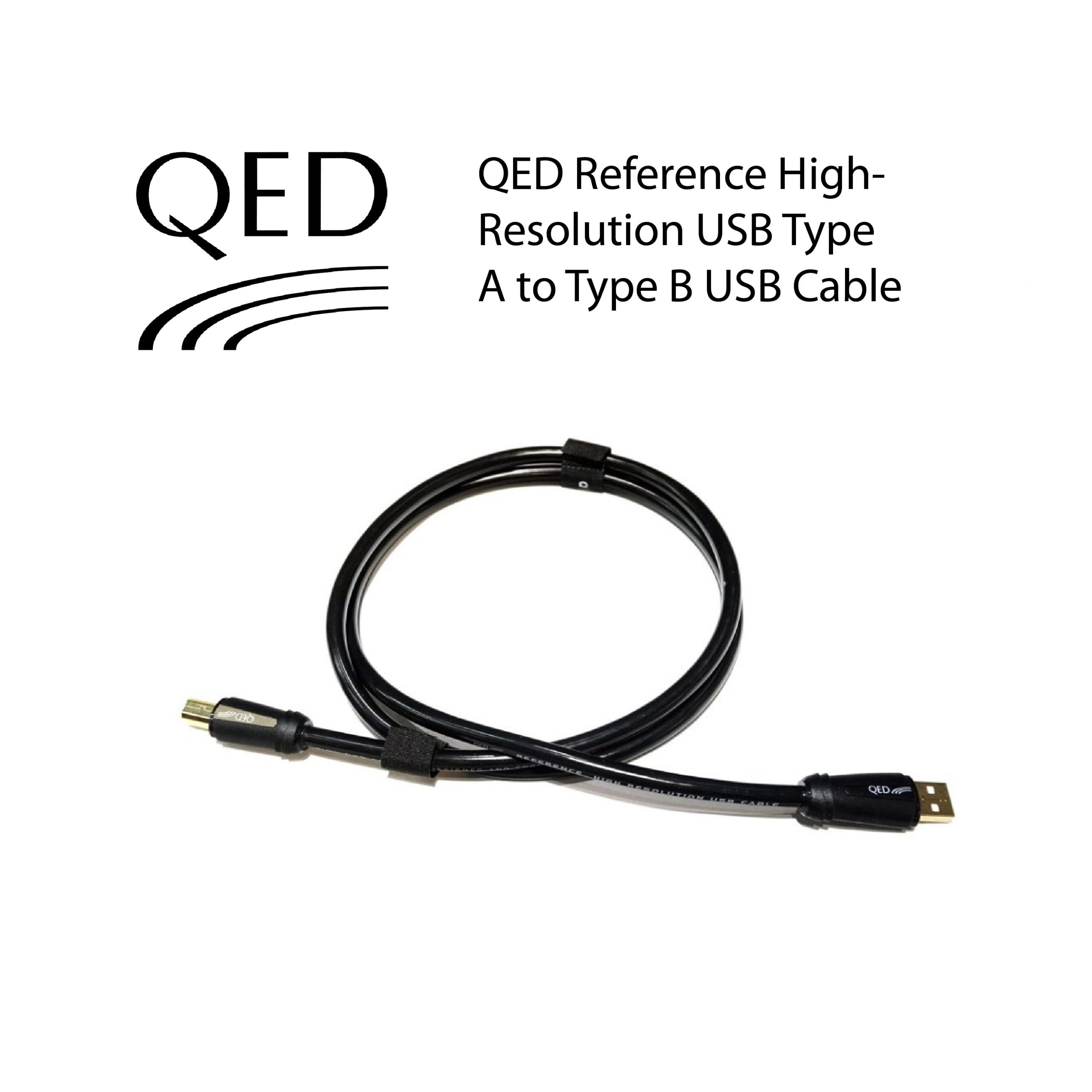 QED Reference High resolution USB A vers B 2m · Câble USB